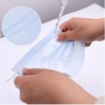 Sterile Disposable Surgical Mask Blue Non Woven Fabric Material Anti Virus