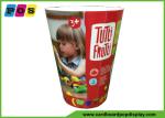 Round Shape Cardboard Retail Dump Bins , Plasticine Promotion Shop Dump Bins