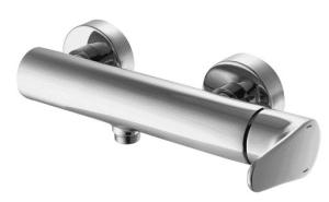 Wholesale Chrome Single Lever Shower Mixer Tap Wall Mounted 1/2 Inch S Connections from china suppliers