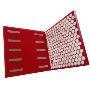 Wholesale Polyurethane Ceramic Conveyor Chute Liners Steel Backed Wear Resistant Lining from china suppliers