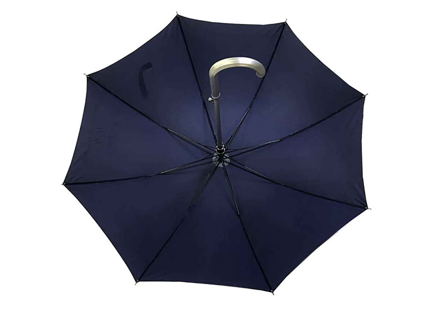 Adverting Aluminium Umbrella J Handle Rainproof Portable For Women Men