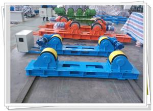 Wholesale Tank Vessel Production 20T Pipe Welding Rotator Fixed Base Rubber Wheel from china suppliers