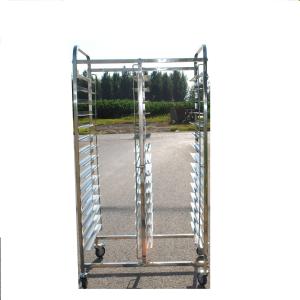 Wholesale 304 Custom Ss Tray Rack Trolley For Herbal Drying Metal Tray Trolley from china suppliers