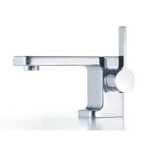 Wholesale Contemporary Square Single Hole Bathroom Sink Faucet , Single handle Solid Brass Basin Mixer from china suppliers