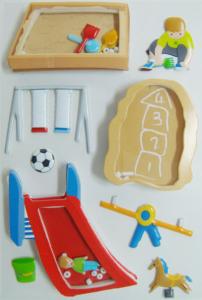Wholesale Kindergarten Playground Vintage Puffy Stickers , Soft Decorative Sticker Sheets from china suppliers