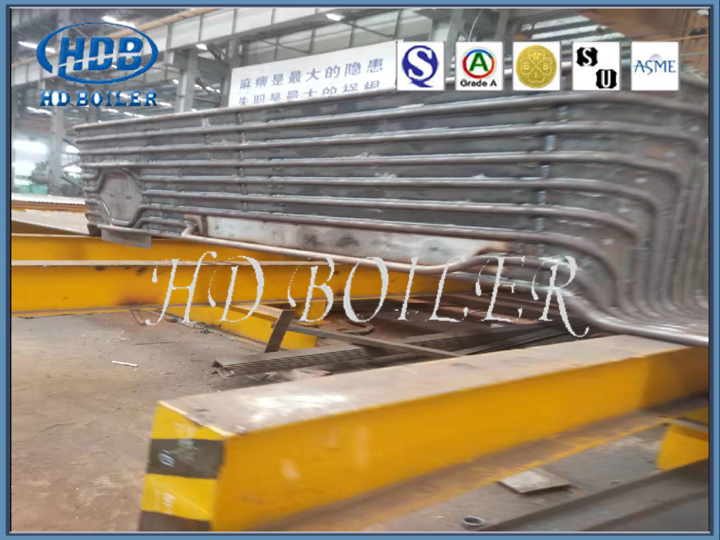 EN Argon Arc Welding Seamless Tube Boiler Water Walls High Pressure Part