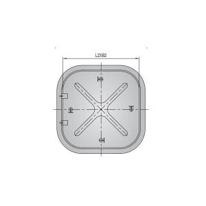 Wholesale BV Steel Type D Marine Hatch Cover Push Opening Waterproof from china suppliers