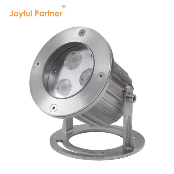 IP68 Waterproof Stainless Steel 316 3x2W LED Under Water Lights For Pond With