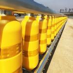 Roadway Safety Highway Barrier Crash Rolling Guardrail Roller Barrier