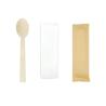 Buy cheap 7'' Disposable Wrapped Cutlery Kit Biodegradable Spoon And Napkin Party Supplies from wholesalers