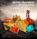 12" Excavator Narrow Trenching Bucket , Q355B Backhoe Trenching Attachments