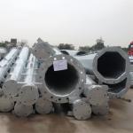Anti - Rust Tubular Electric Steel Pole For Transmission Line Pole