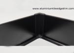 Kitchen / Bathroom Bottom Line Aluminium Skirting Board Matt Black 60mm / 80mm /