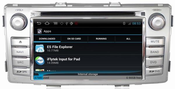 Ouchuangbo S150 System Car Navi Multimedia DVD VCD Toyota Hilux 2012 Android 4.0