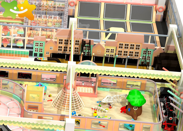 3-12 Years Old Kids Indoor Playground Equipment High Altitude Challenge