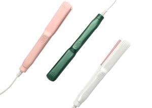 Wholesale LED Mini Hair Straightener , Tourmaline Ceramic Small Travel Flat Iron from china suppliers