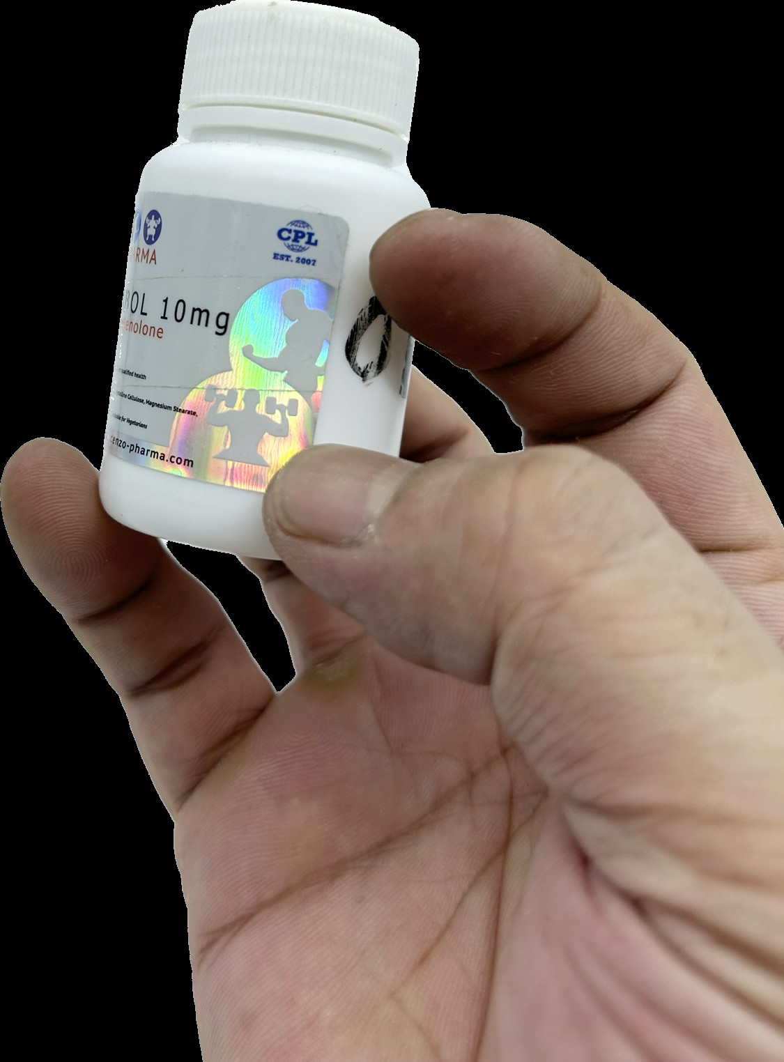 Methandrostendlone 10mg 100Tablets Hologram custom pill bottle labels
