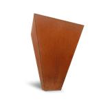 890*720*440mm Big Outdoor Metal Planter Corten Flower Pot weather resistance