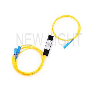 Wholesale 1x2 1x4 1x8 1x16 PLC Splitter Optical Fiber / Single Mode Fiber Optic Audio Splitter from china suppliers