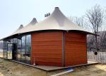 Luxury Triple Top Large Glamping Safari Tents For Hotel Restaurant