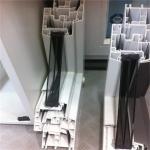 Single Double Glass UPVC Extrusion Profiles Lead Free 1.8mm 2.0mm 2.8mm