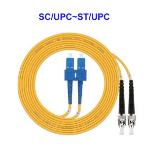 Wholesale SC UPC ST UPC Fiber Cable Single Mode Communication Application from china suppliers