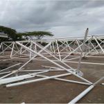 Q355 Steel Space Frames 0.5mm 0.9mm Construction Steel Structure Roofing