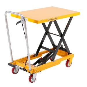 Wholesale 150KG Scissor Lift Table Trolley Hydraulic Table Cart Manual Hydraulic Lift Table from china suppliers