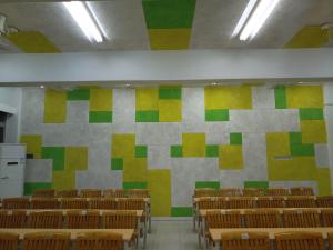 Wholesale 1200*600*25MM Classroom RAL Painting Wood Wool Cement Acoustic Panel Soundproofing Board from china suppliers