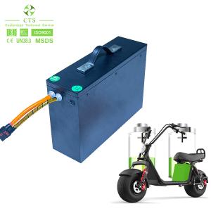 Wholesale 52V Electric Bike Lithium Ion Battery 60V 72v E Scooter 52v 35ah With Biuld In BMS from china suppliers