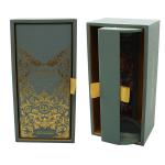 Matt Green Rigid Luxury Cardboard Box For Champagne Whisky Liquor Set Packaging