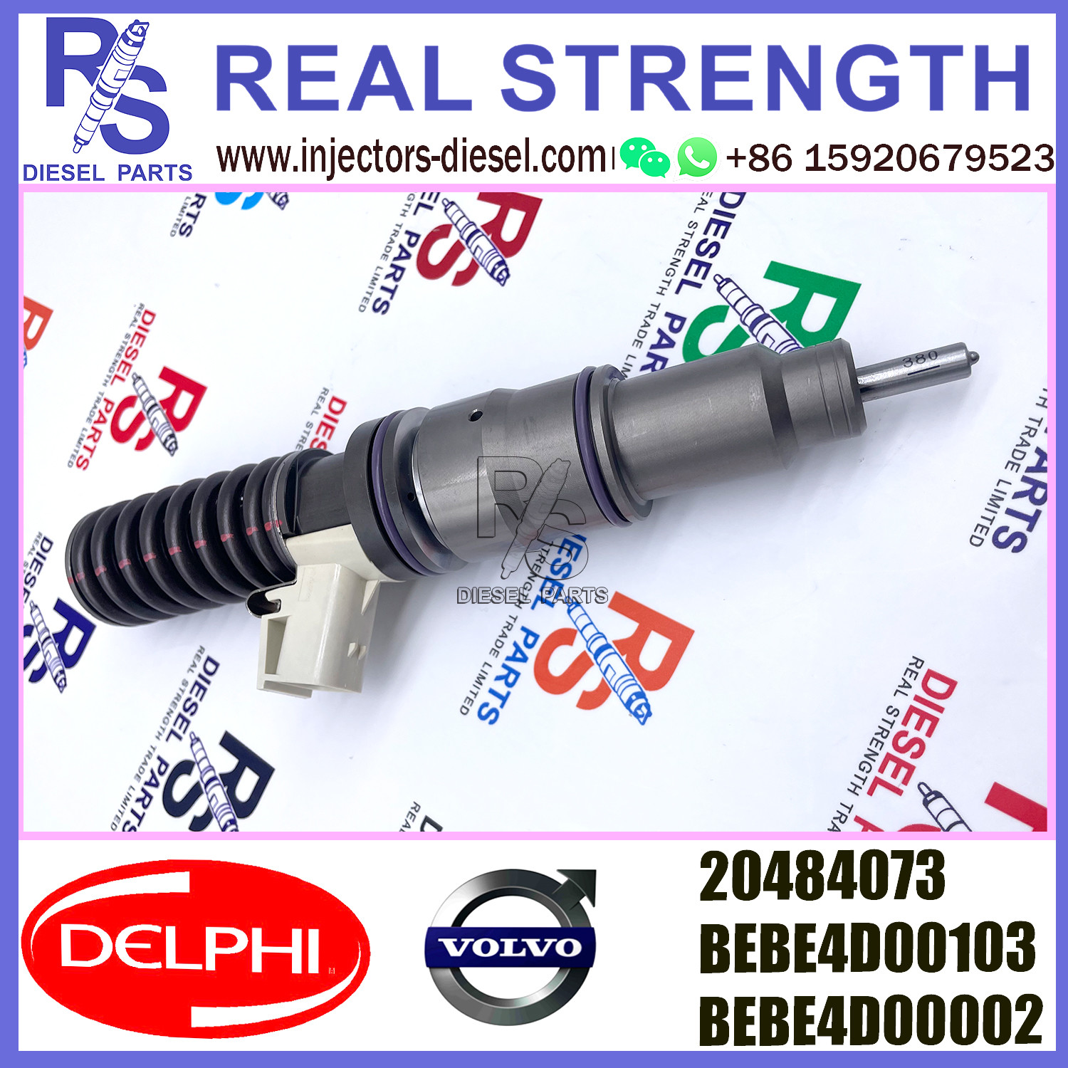 E3.18 20484073 DELPHI Fuel Injector BEBE4D00103 BEBE4D00002 For V-O-L-V FH12 TRUCK