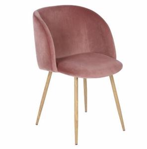 Wholesale Simple design wholesale beech wood red velvet fabric upholstery dining chairs from china suppliers