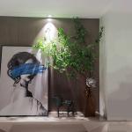 Artificial Green Plant Simulated Hanging Bell Flower Branch Interior Tabletop