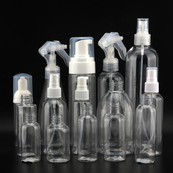 Wholesale 40ml 50ml 60ml 70ml 100ml 200ml 250ml 300ml 400ml 500ml alcohol pet