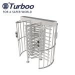Full Stainless Steel Full Height Turnstile Fingerprint Single Lane Turnstile