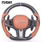 Real Leather M6 M Bmw Carbon Fiber Steering Wheel Customizable Color
