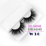 25MM Length Single False Lashes Natural Black Color DHL / UPS Shipping