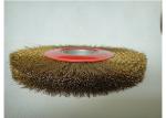 8 inch crimped bench wire wheel brush, 5/8 Arbor,medium face,0.008'' wire,Hawk
