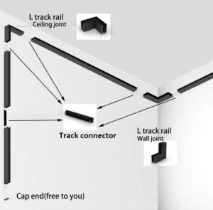 Wholesale 10W Recessed Magnetic LED Track Aluminium Surface For Pendant Light from china suppliers