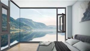Wholesale Soundproof Insulating Aluminum Windows , Office Building Aluminum Alloy Doors And Windows from china suppliers
