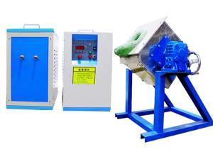 Wholesale 1600C 25kg Medium Frequency Melting Furnace Bronze Lead Zinc Induction Heating Unit from china suppliers