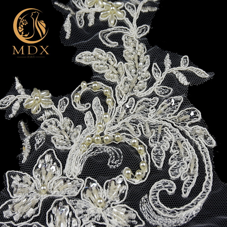 Elegant Wedding Sewing Lace Trim Fashion Embroidered Customized