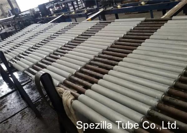 Air Conditioning Finned stainless steel heat exchanger tubes Aluminuml Foot 1''