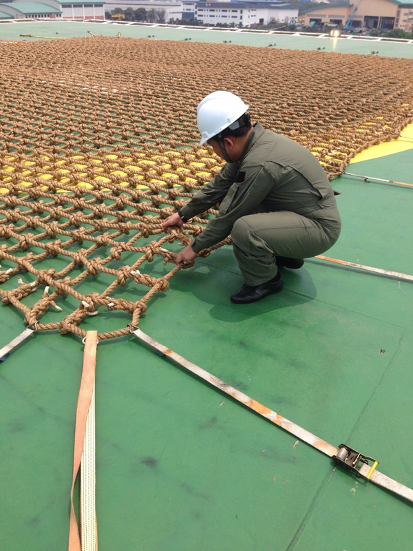 20mm Mesh Rope Anti-skid Net The Best Choice for Safe Aircraft and Helicopter Landings