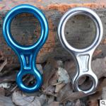 New Product Vibrated Polish Forged Aluminum Climbing Figure 8 Descender