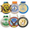 Buy cheap 3d Zinc Alloy Custom Medal Synthetic Enamel Color Marathon Gold Medal from wholesalers