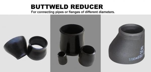 detail of Carbon Steel Reducer A234Wpb Butt Weld Steel Pipe Fittings Eccentric Reducer