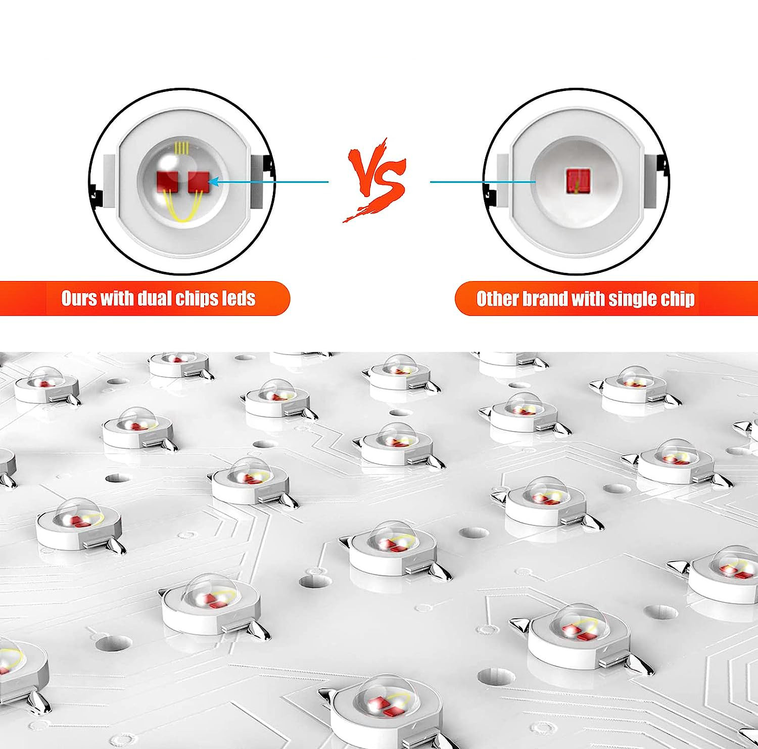 PDT 60pcs LED Red Light Therapy Device 660nm 850nm Red Light Therapy Full Body Panels