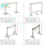 0.5m Length Bolt Goal Post Lighting Truss For Wedding